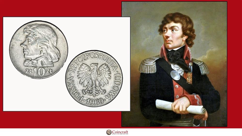 The Polish Zloty Honours Tadeusz Kosciuszko (a former military leader and statesman) - Coincraft
